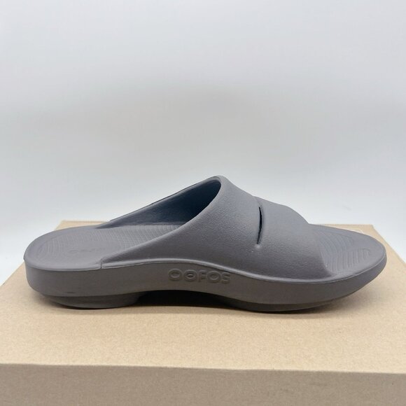 Oofos OOahh Sport Sandal Slide Tactical Slate Gray Waterproof Mens EU 46 US 13 - Picture 8 of 11